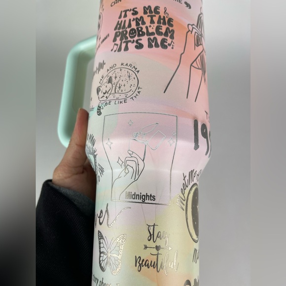 Swiftie 40oz Warm Serene Stanley Tumbler Engraved - Picture 7 of 10